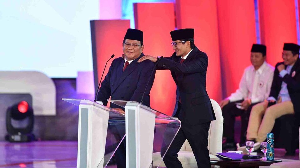 Hasil Debat Pilpres 2019: BPN Nilai Prabowo-Sandiaga Tampil Bagus