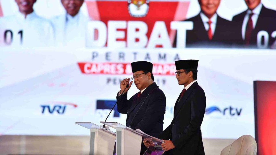 Debat Capres, Prabowo Tanyakan Soal Konflik Kepentingan