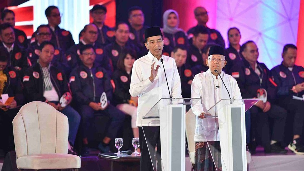 Penutup Jokowi di Debat Capres: Kami Tak Punya Potongan Diktator