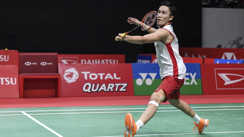 Hasil Final Fuzhou China Open 2019: Momota Juara Tunggal Putra