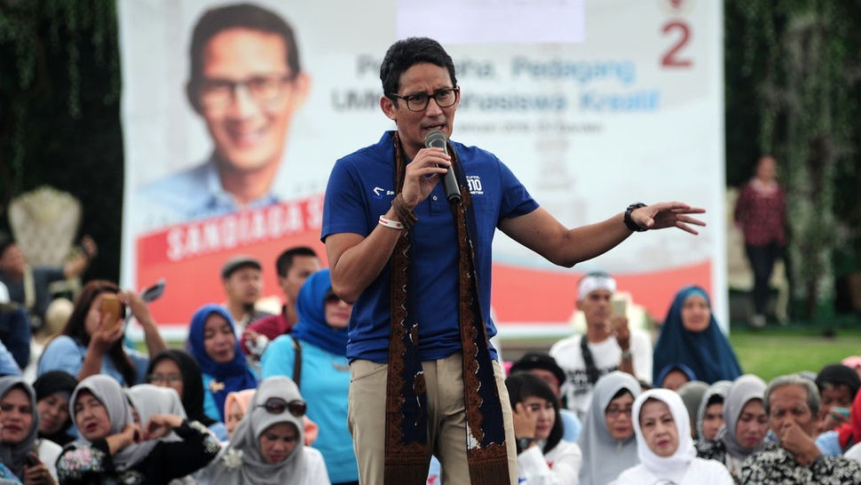 Sandiaga Tak Masalah Bila Alumni SMA Pangudi Luhur Pilih Jokowi