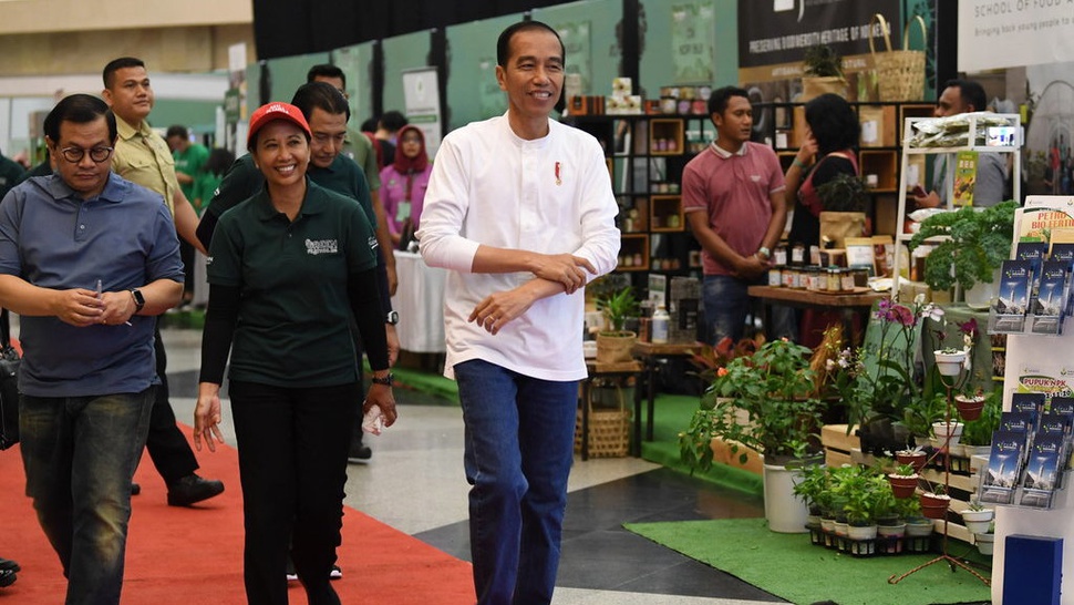Jokowi Minta Milenial Tularkan Kepedulian pada Lingkungan