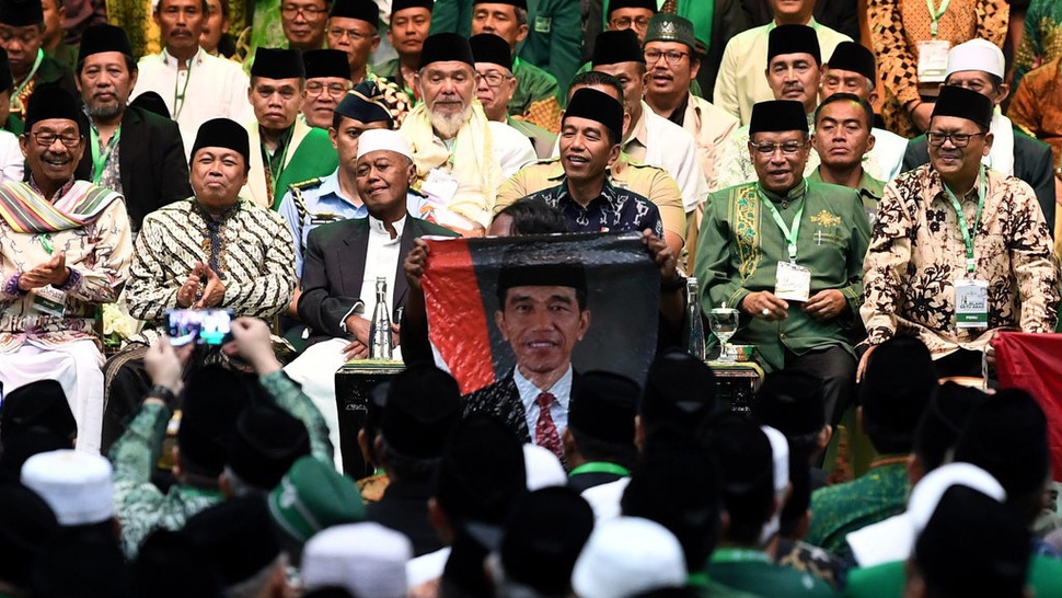 Jokowi Minta NU Atasi Dampak Negatif di Media Sosial