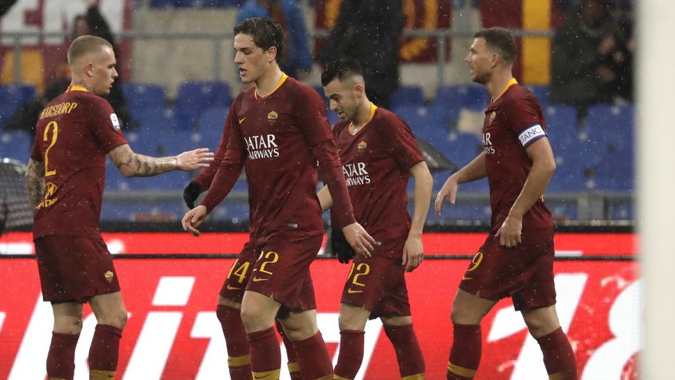 Hasil Sampdoria vs AS Roma: Gol Tunggal Daniele De Rossi
