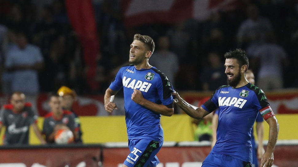 Hasil Liga Italia: Sassuolo vs Crotone Skor Akhir 4-1