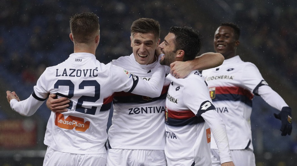 Hasil Liga Italia: Genoa vs Lazio Skor Akhir 2-3