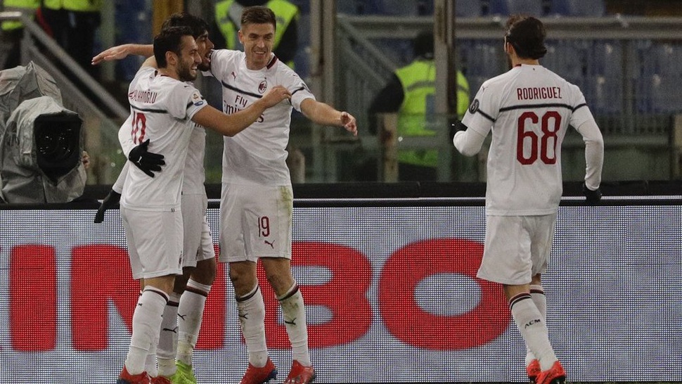 Hasil Fiorentina vs AC Milan di Babak Pertama: Gol Calhanoglu