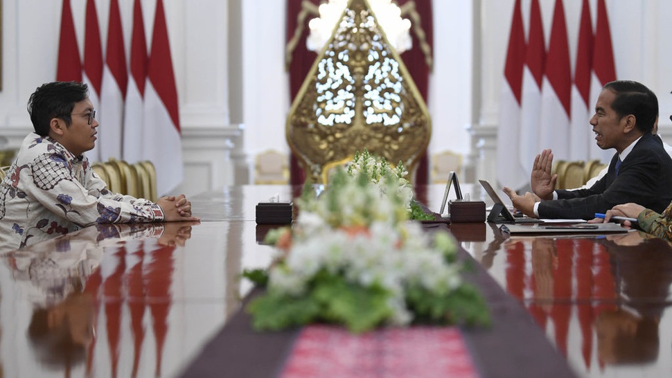 Presiden Jokowi Menerima CEO Bukalapak