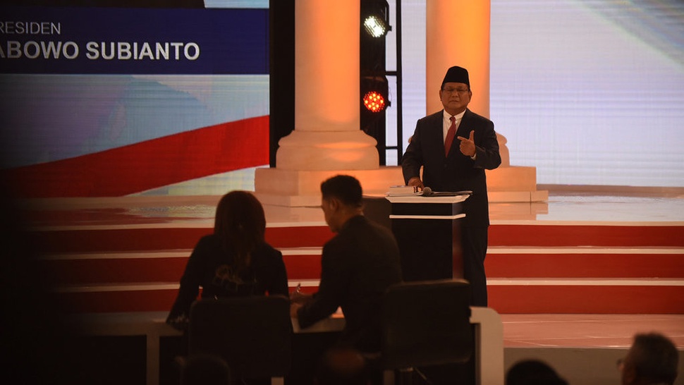 Debat Capres 2019, Prabowo: Jokowi Grusa-grusu Bangun Infrastruktur