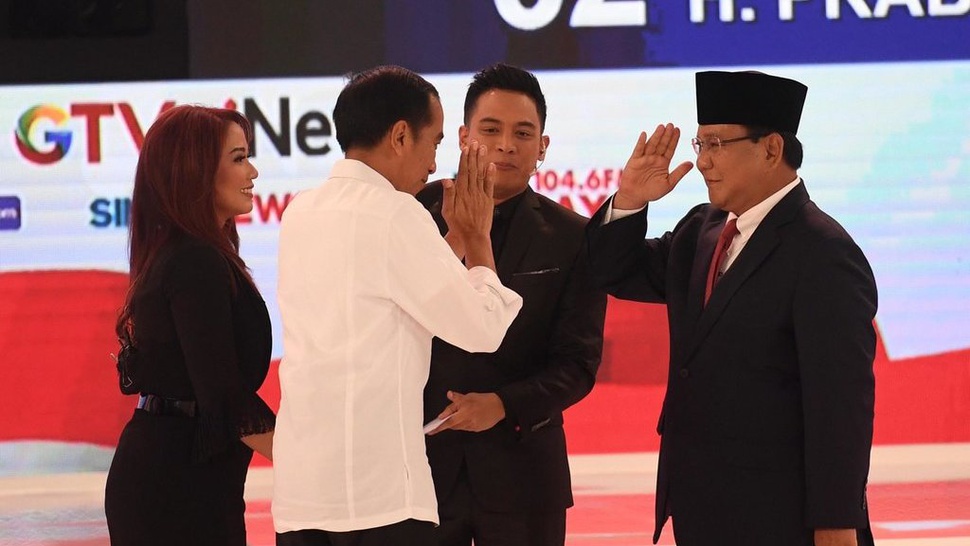 Jadwal Debat Pilpres 2019 Tahap Keempat: Jokowi vs Prabowo