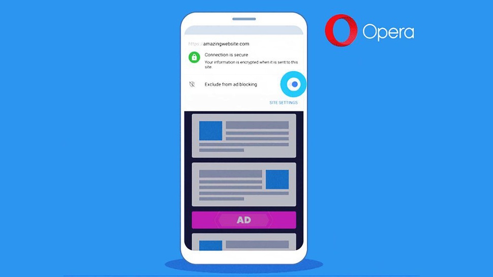 Update Opera Android Permudah Blokir Iklan