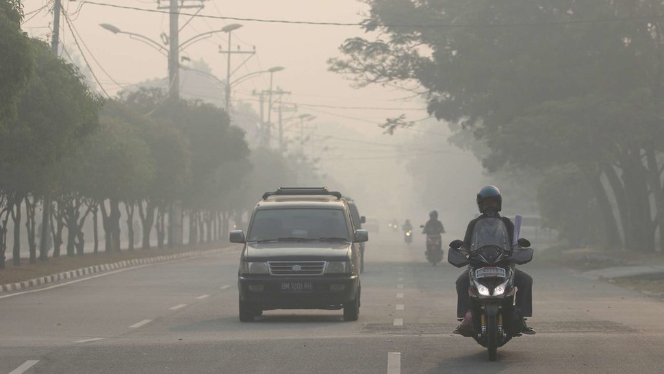 Warga Rupat Mulai Terserang penyakit Akibat Kabut Asap Riau
