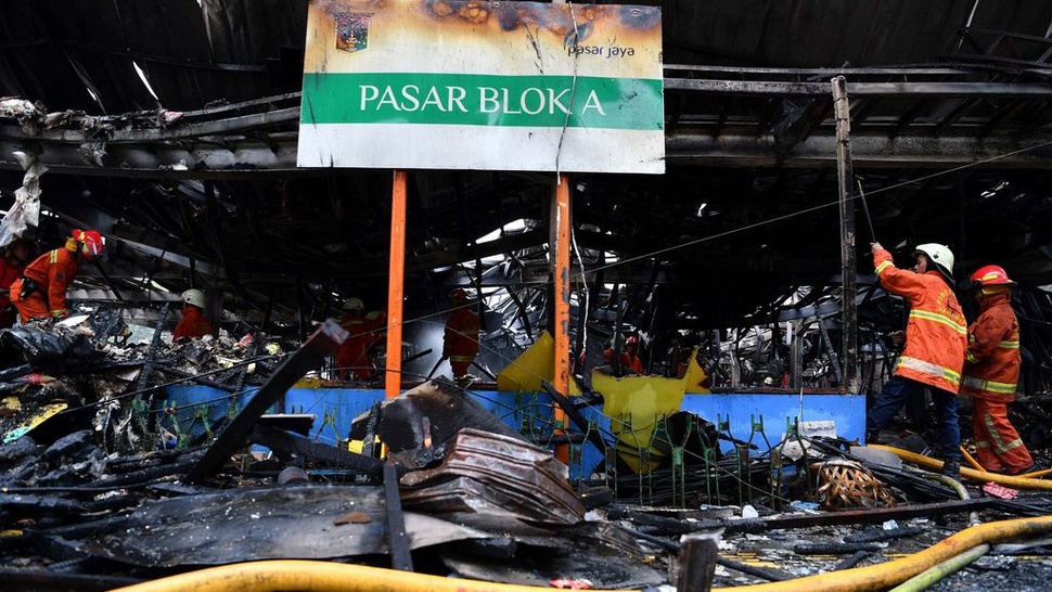 PT MRT Jakarta Beri Penjelasan Soal Kebakaran di Pasar Blok A