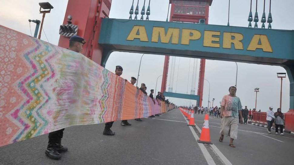 Malam Tahun Baru 2020, Jembatan Ampera Palembang akan Ditutup
