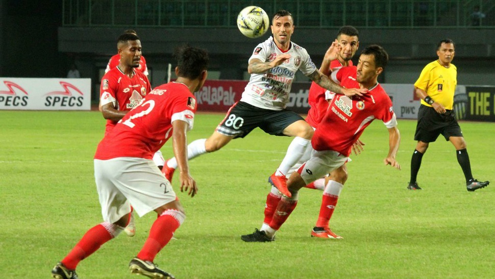 Hasil Bhayangkara FC vs Bali United Babak 1: Gol Penalti Anderson