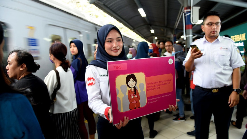 Kampanye Pencegahan Pelecehan Seksual di Stasiun Sudirman