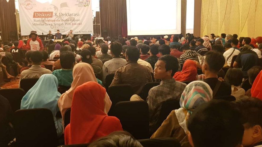 Kaum Muda Muhammadiyah Jawa Tengah Deklarasi Dukung Jokowi-Ma'ruf
