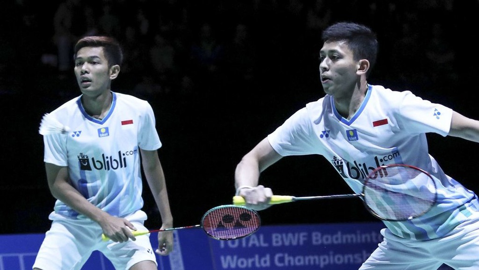 Hasil Malaysia Open 2019: Marcus/Kevin Tumbang di Tangan Fajar/Rian