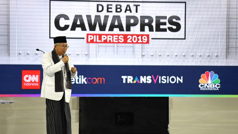 TKN: Ma'ruf Amin Konsisten Paparkan Program Jokowi dalam Debat
