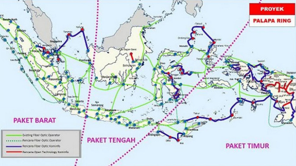 Ironi Palapa Ring: Tak Terpakai Saat Indonesia Kesulitan Internet