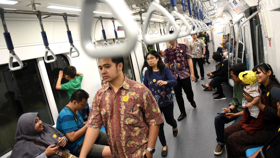 Tarif MRT Jakarta Dinilai Wajar Bila Ditetapkan Maksimal Rp10 Ribu