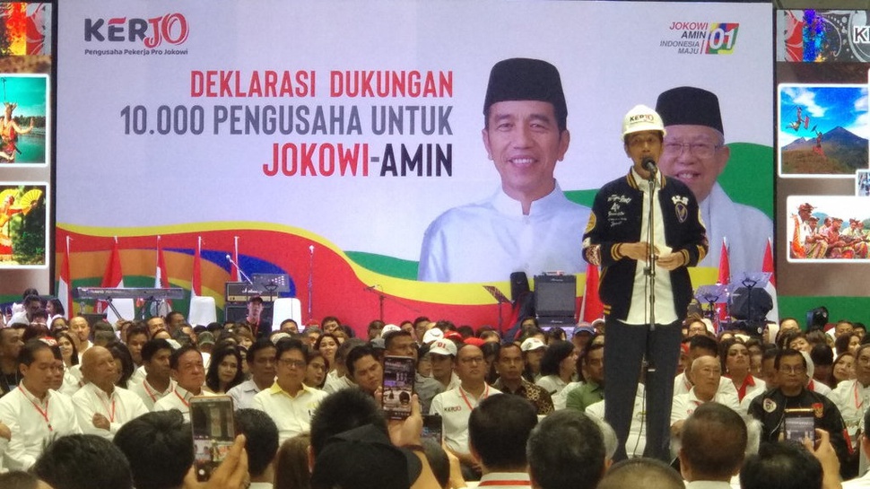 Pesan Jokowi ke Pengusaha: Jangan Biarkan Satu Orang Pun Golput