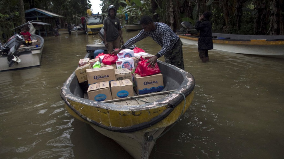 PDAM Jayapura Kekurangan Tangki Air untuk Korban Banjir Sentani