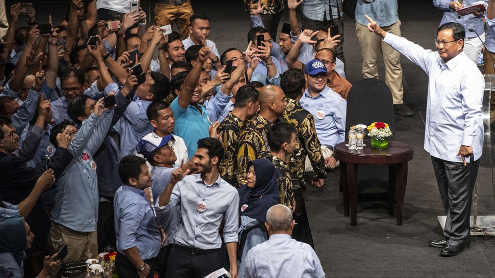 Di Depan Pengusaha, Prabowo Sebut Kriteria Anggota Kabinetnya