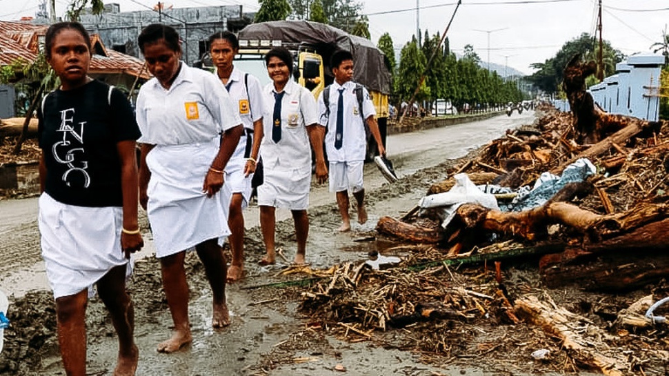 Banjir Jayapura: PUPR Fokus Benahi Area yang Tertutup Lumpur