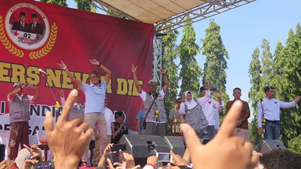 Kampanye Pilpres, Sandiaga: Jakarta Timur Basis Massa Kami