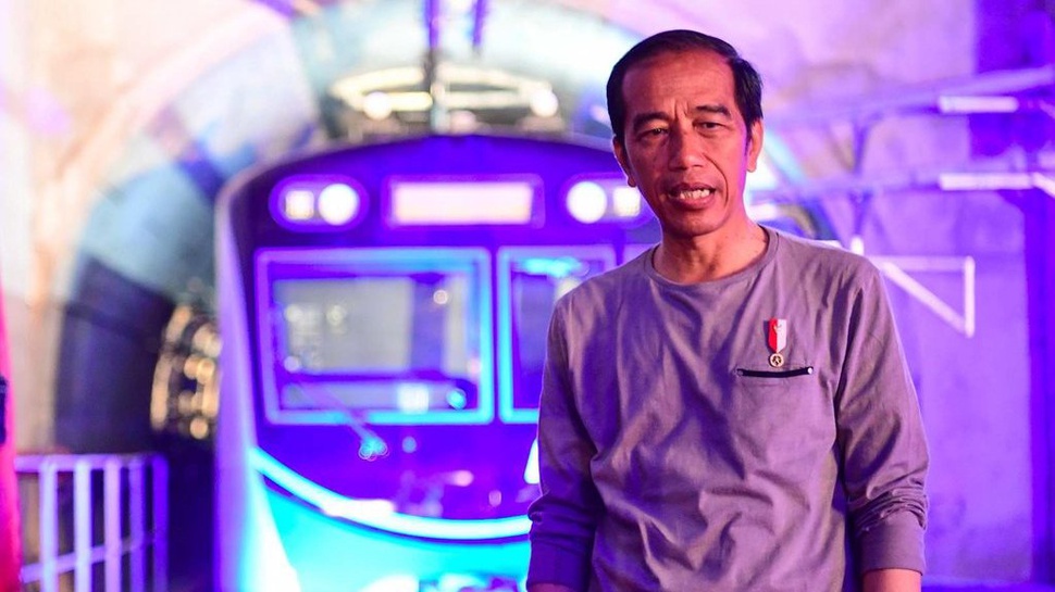 Jokowi Targetkan 231 Km Jalur MRT Jabodetabek Rampung 10 Tahun