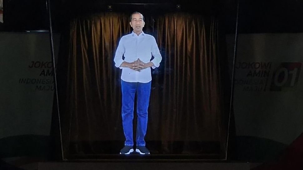 Apakah Hologram Benar-Benar Bisa Gantikan Jokowi-Ma'ruf Kampanye?