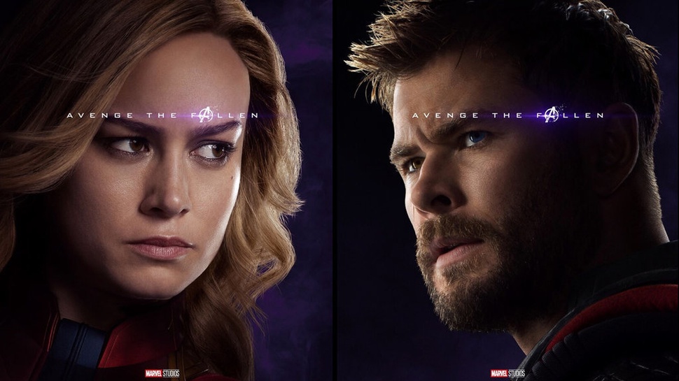 Marvel Rilis Poster Karakter Superhero Avengers: Endgame