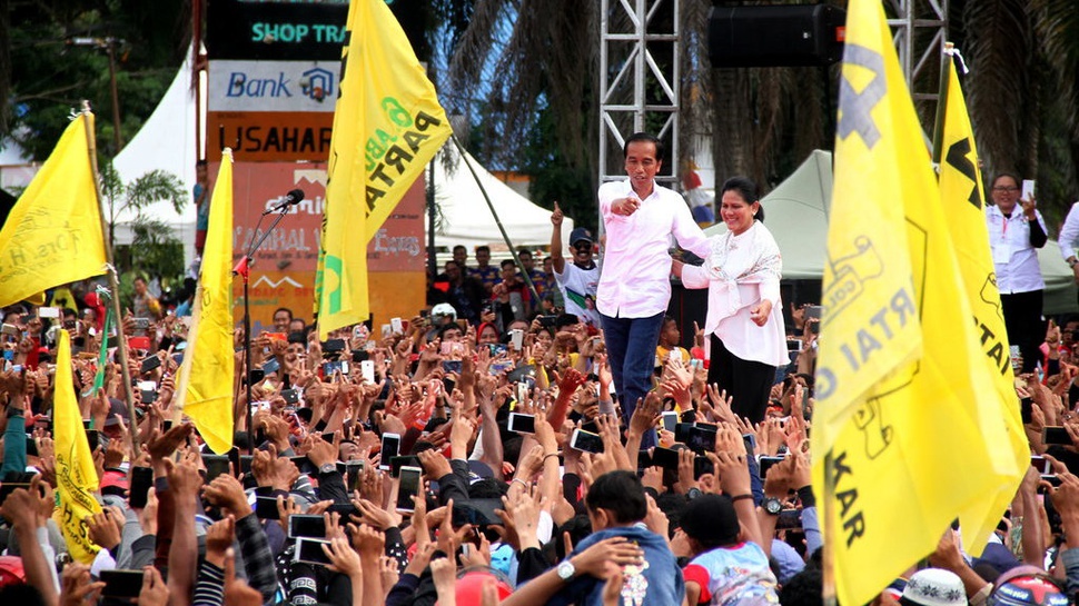 Pilpres 2019: Jokowi Targetkan Raih Minimal 71% Suara di Sulsel