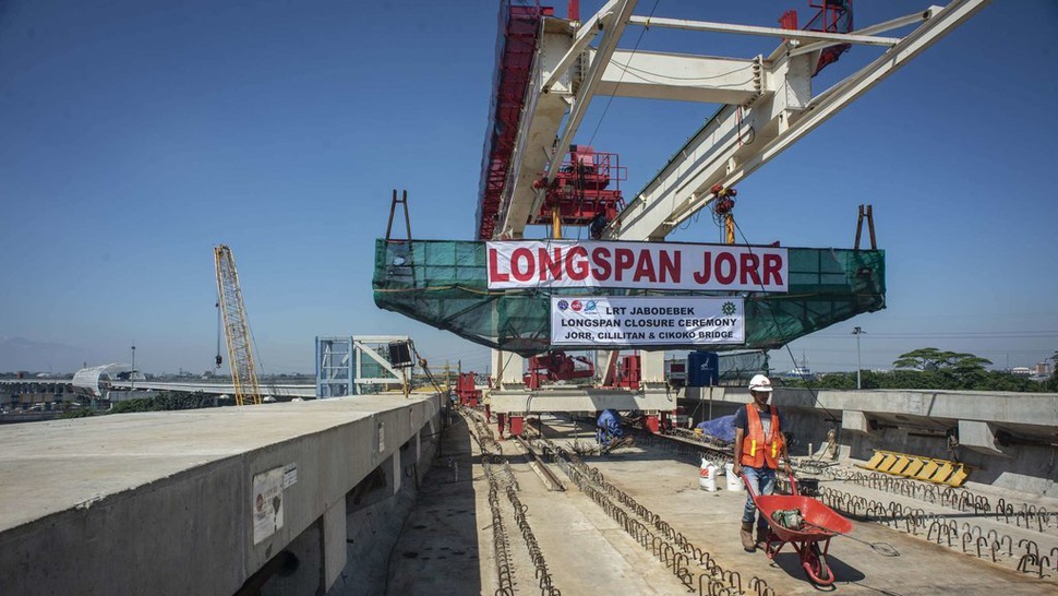 Proyek LRT Jabodebek Punya Struktur Jembatan Terpanjang di Dunia