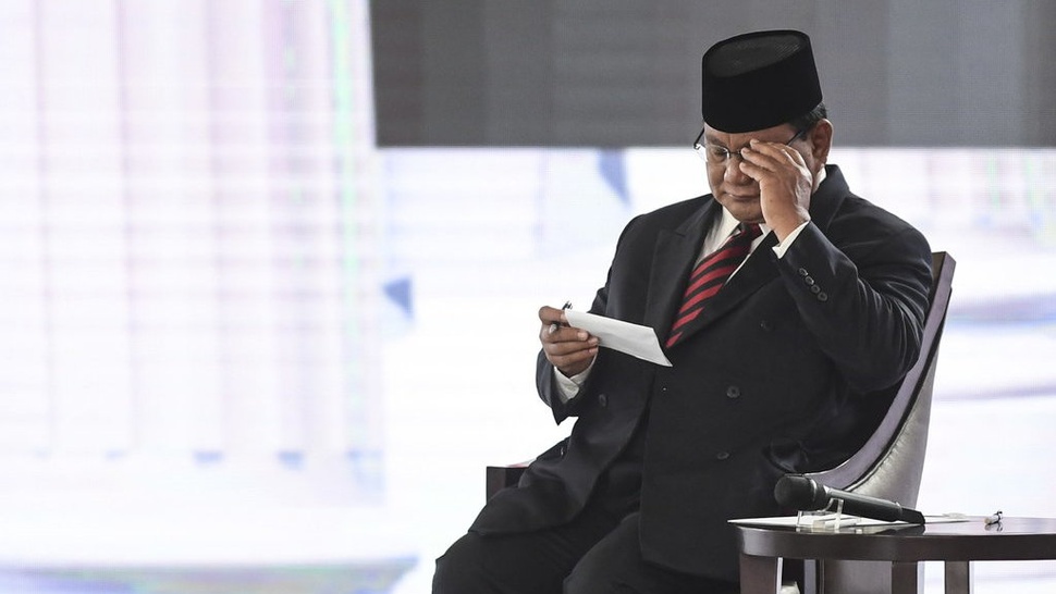 Debat Capres Ke-4: Prabowo Sebut Diplomasi Harus Ditopang Kekuatan