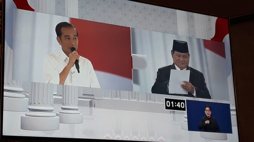 Jokowi Banggakan Soal Freeport di Debat ke-4, Prabowo: Ethok-ethok!
