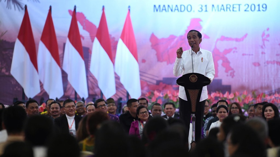 Usai Kampanye di Sulsel, Jokowi Datangi Acara PGI sebagai Presiden