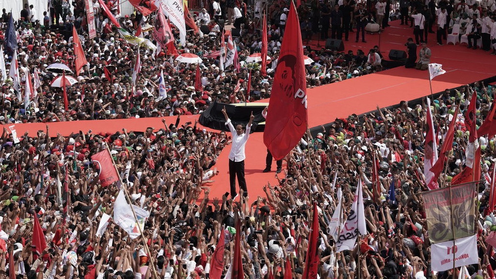 Kampanye Terbuka di Brebes, Jokowi Targetkan Suara 80 Persen