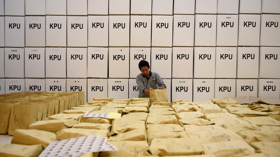 Distribusi Logistik Pemilu di Jakarta Utara