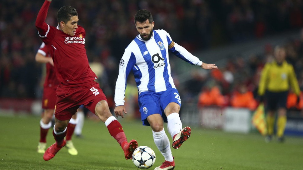 Live Streaming Porto vs Liverpool di Liga Champions Dini Hari Ini