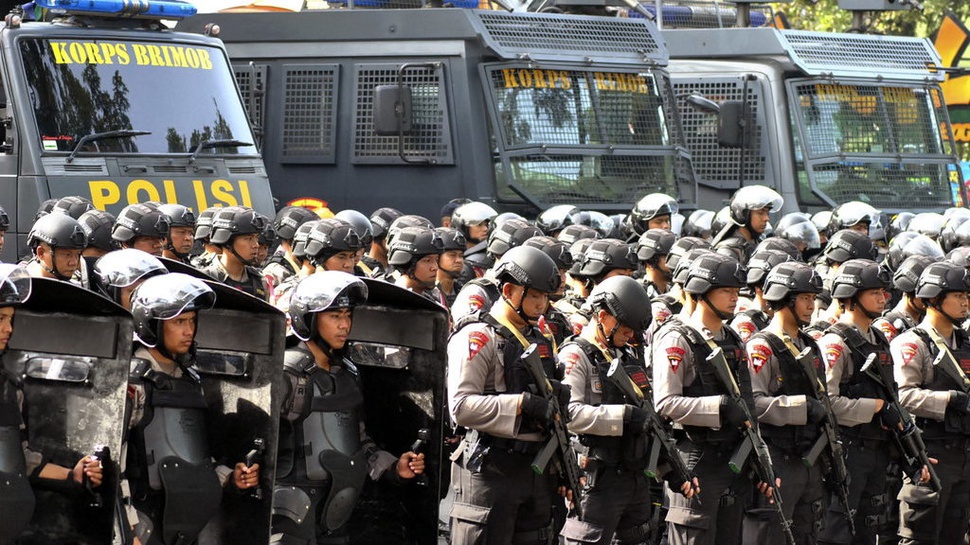Polda Maluku Berangkatkan 200 Personel Brimob ke DKI usai Pemilu