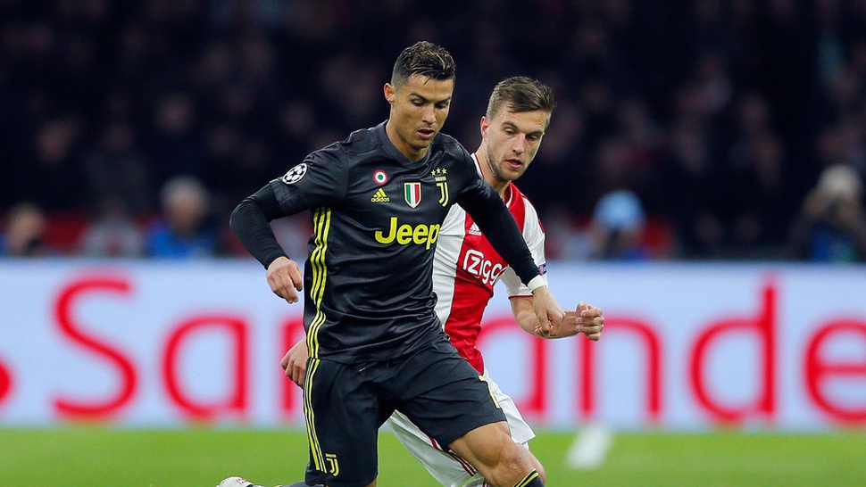 Hasil Ajax vs Juventus: Gol Tunggal Ronaldo di Babak Pertama