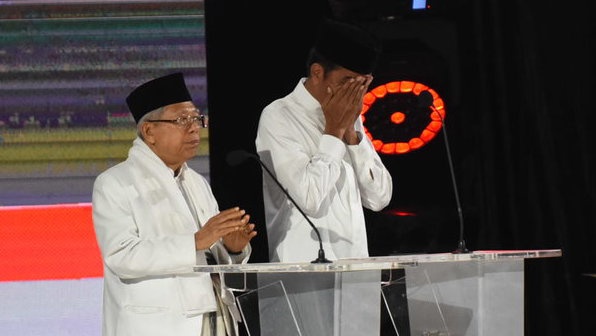 Pemenang Pilpres 2019 Hasil Exit Poll LSI Denny JA: Jokowi-Ma'ruf