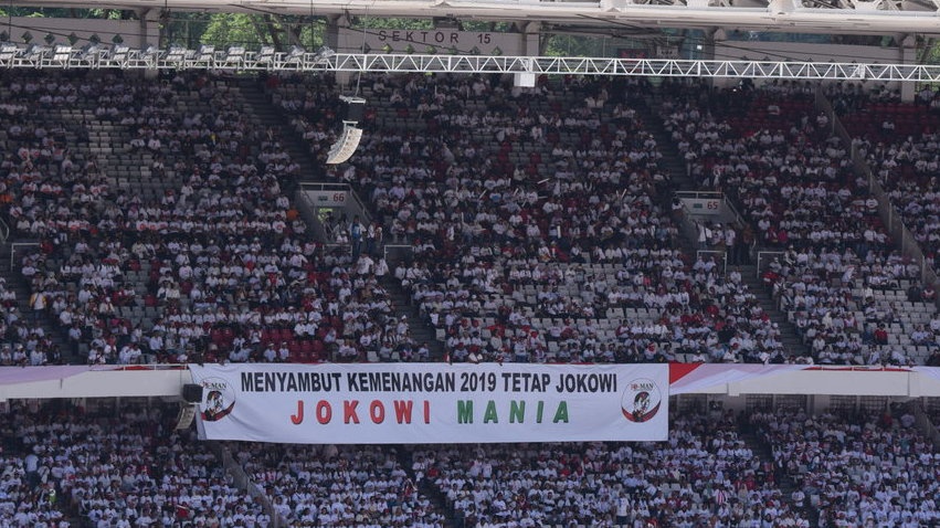Kampanye Akbar di GBK, Jokowi: Saya Tidak Punya Beban Masa Lalu