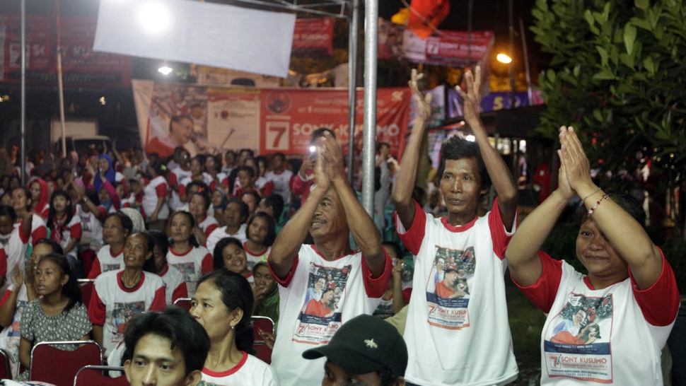 Kampanye Politisi PDIP Di Jakarta Barat