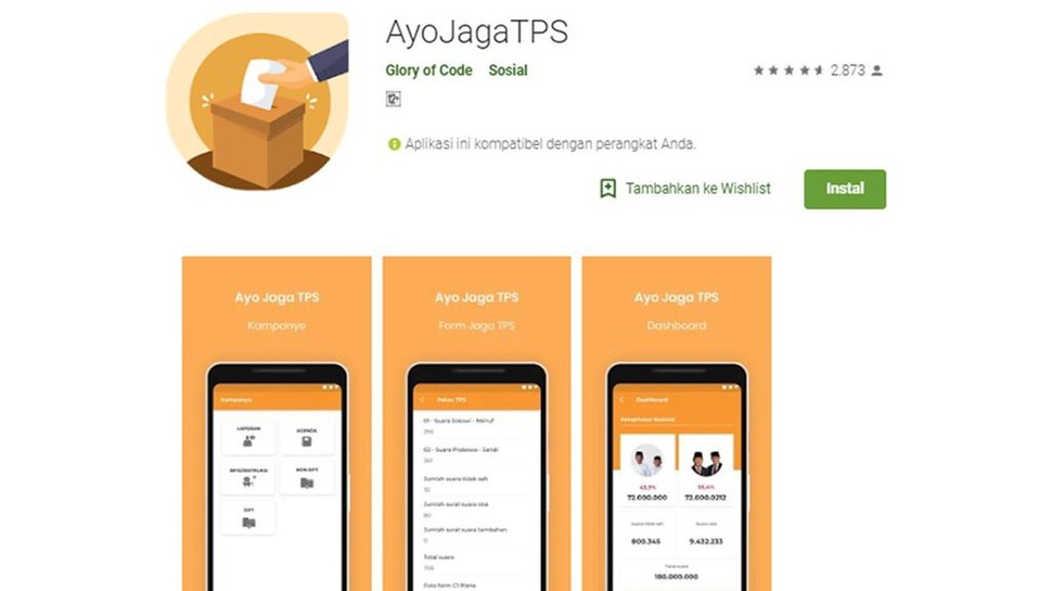 Download Aplikasi AyoJagaTPS untuk Terlibat Kawal Jalannya Pemilu