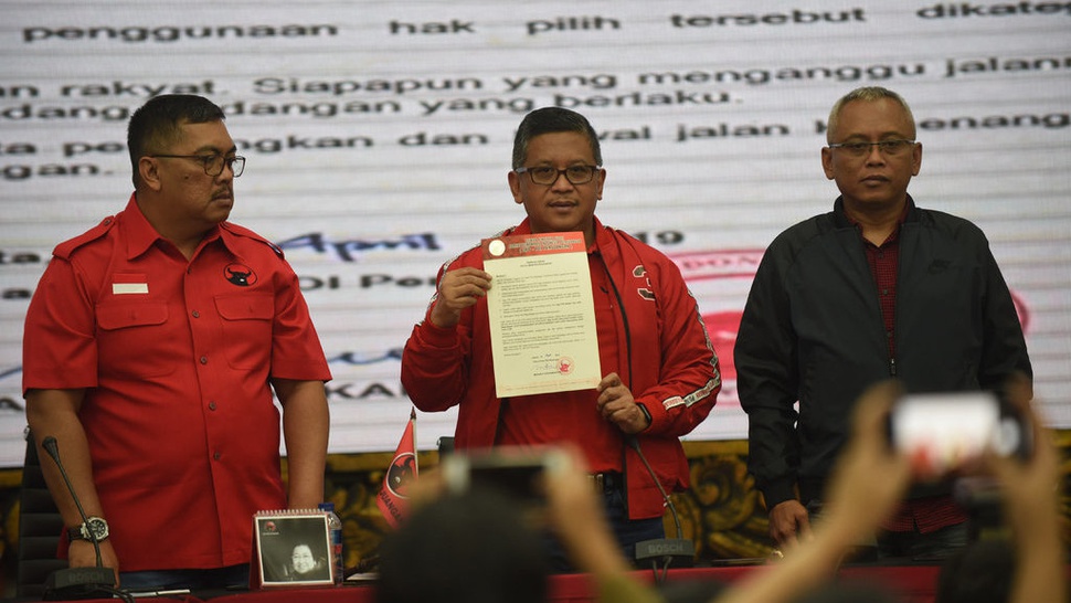 Hasto Kristiyanto Membacakan Perintah Megawati Jelang Pemilu