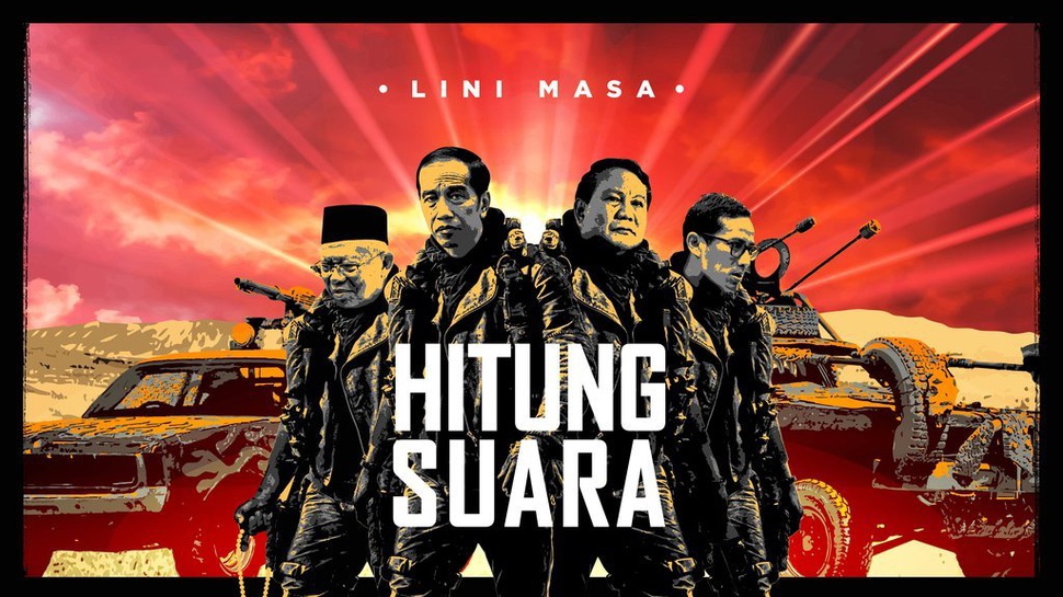 Hasil Quick Count Pilpres 2019: Hitung Cepat Suara Jokowi & Prabowo