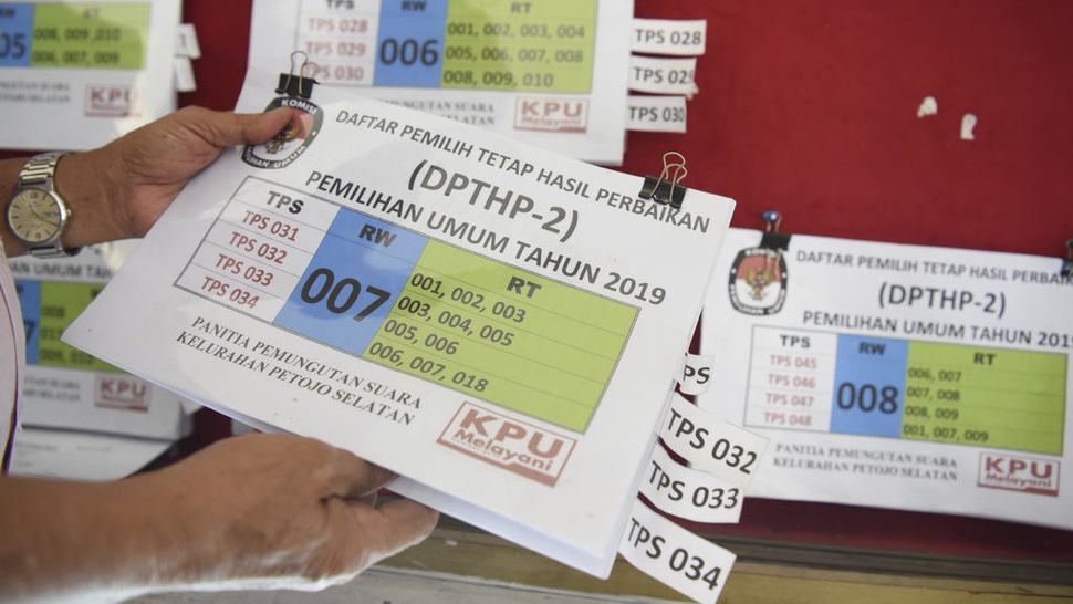 Pemilu 2019: Surat Suara di Tangerang Tertukar Antardapil